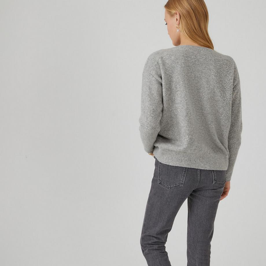 La Redoute Collections Pullover U-Boot-Ausschnitt  