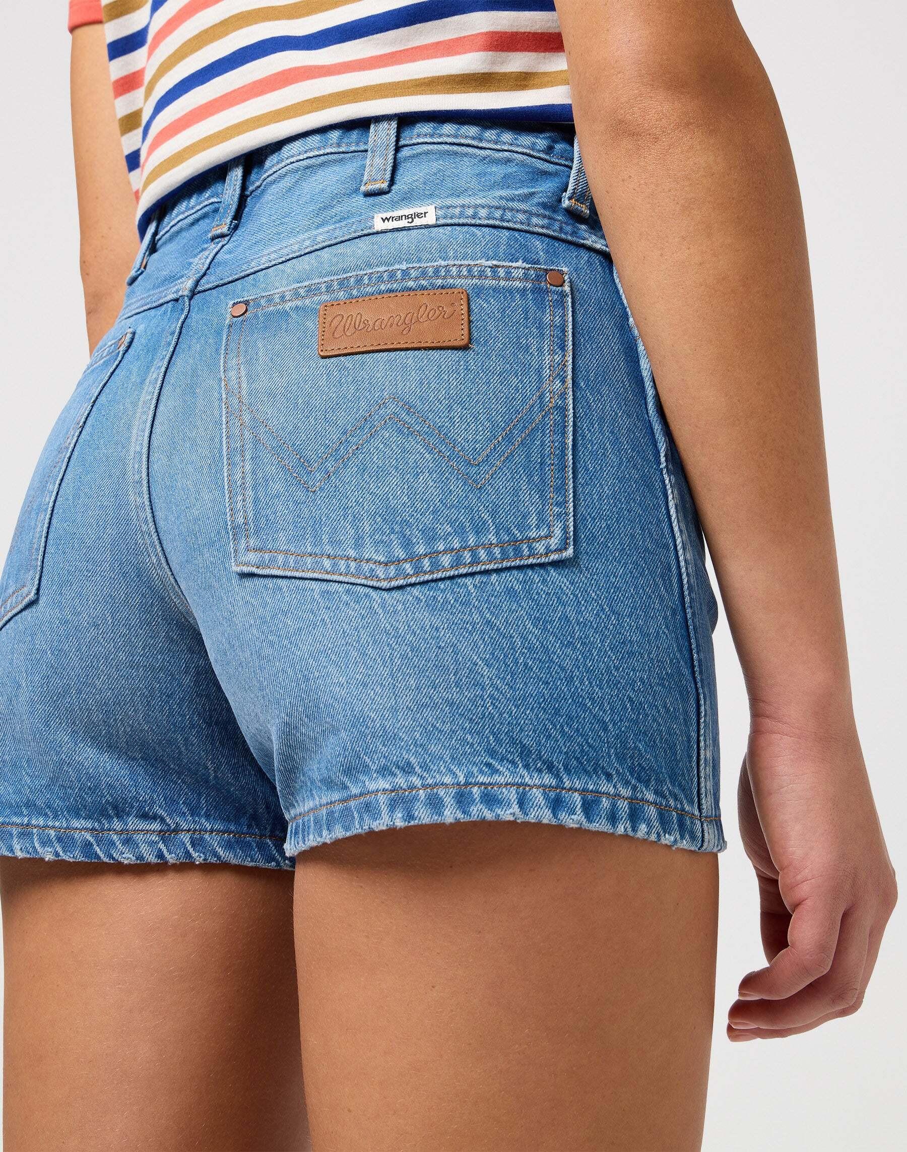 Wrangler Cowboy Short 3 Inch Denim Shorts  
