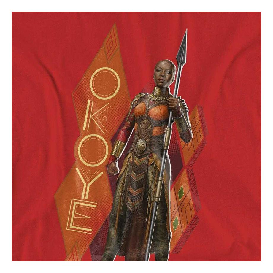 Black Panther Okoye Grafikdruck T-Shirt  
