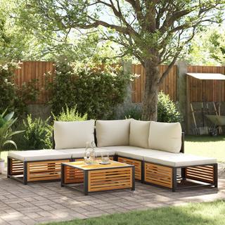 VidaXL set salotto da giardino Legno  