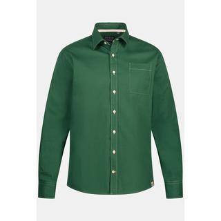 Sthuge  Camicia STHUGE dalla vestibilità moderna con maniche lunghe e colletto ad apertura inglese verde medio 