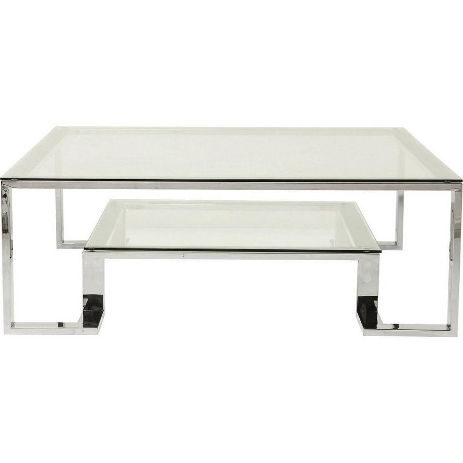 KARE Design Tavolino Silver Rush 120x120cm  