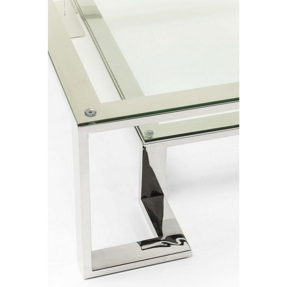 KARE Design Tavolino Silver Rush 120x120cm  