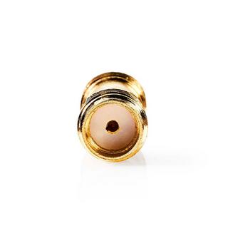 Nedis  SMA Adapter | SMA Buchse | SMA Buchse | Vergoldet | 50 Ohm | Gerade | Kupfer | Gold | 2 Stk. | Box 