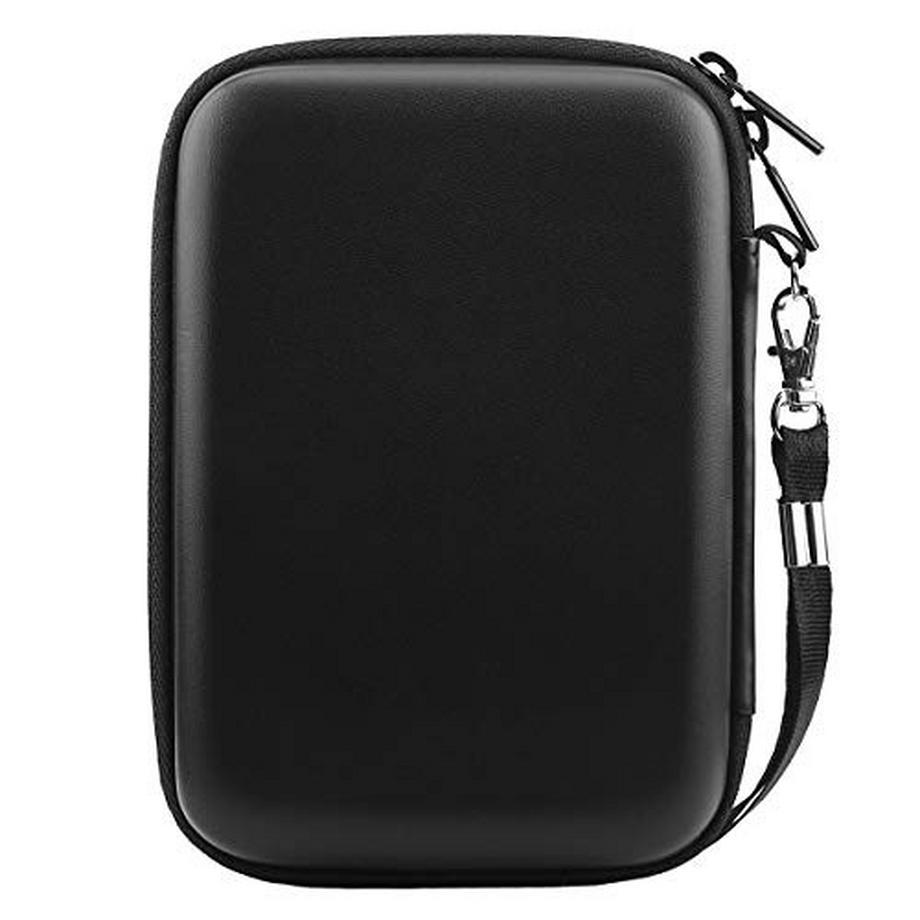 Only-bags.store  Étui de disque dur externe pour Samsung T5 T3 SSD portable 250 Go 500 Go 1 To 2 To USB 3.1 EVA Étui de voyage résistant aux chocs Étui de transport étanche Housse de protection portable 