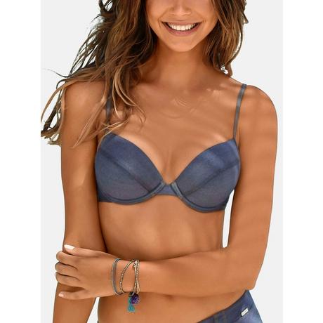 LASCANA  Bikini-Oberteil Sunseeker Jeansblue 