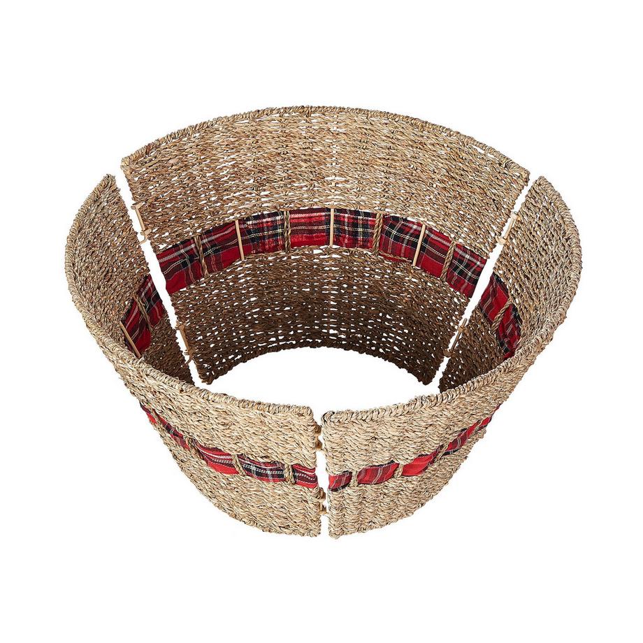 Beliani  Weihnachtsbaumkragen aus Seegras Boho MARCHE 