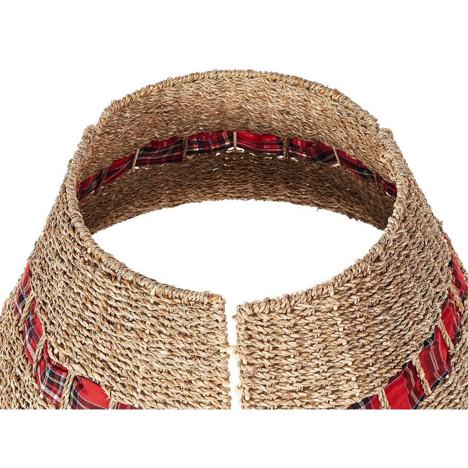 Beliani  Weihnachtsbaumkragen aus Seegras Boho MARCHE 