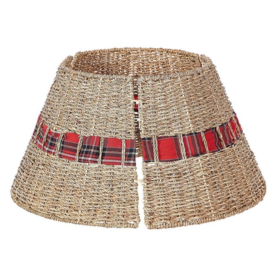 Beliani  Weihnachtsbaumkragen aus Seegras Boho MARCHE 