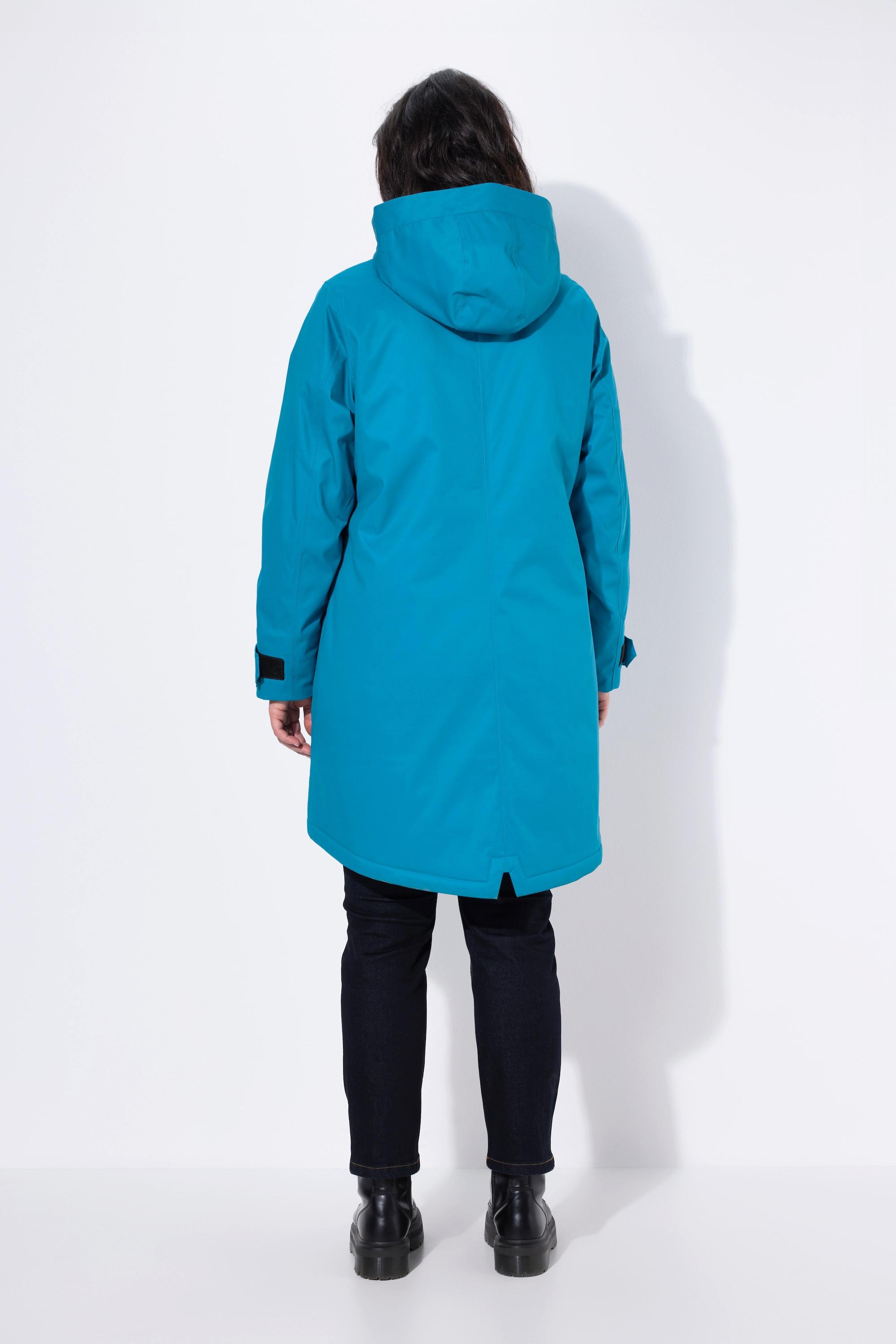 Ulla Popken HYPRAR Giacca funzionale impermeabile con cerniera a cursore doppio  