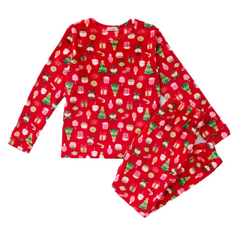 Schlafanzug mit langer Hose  , Fleece