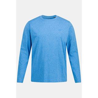 JP1880  Langarmshirt, Rundhals, hochwertige Melange Jersey 