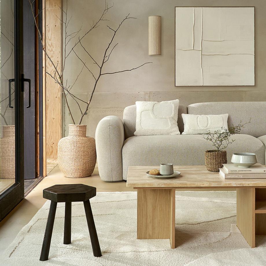 La Redoute Intérieurs Tabouret en acajou massif  