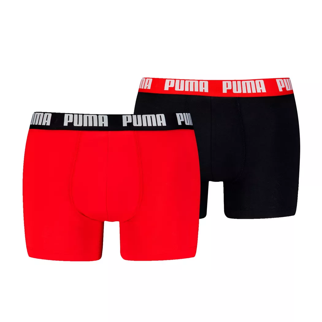 Slip Puma Everyday Basic 2P Homme Rouge/Noir