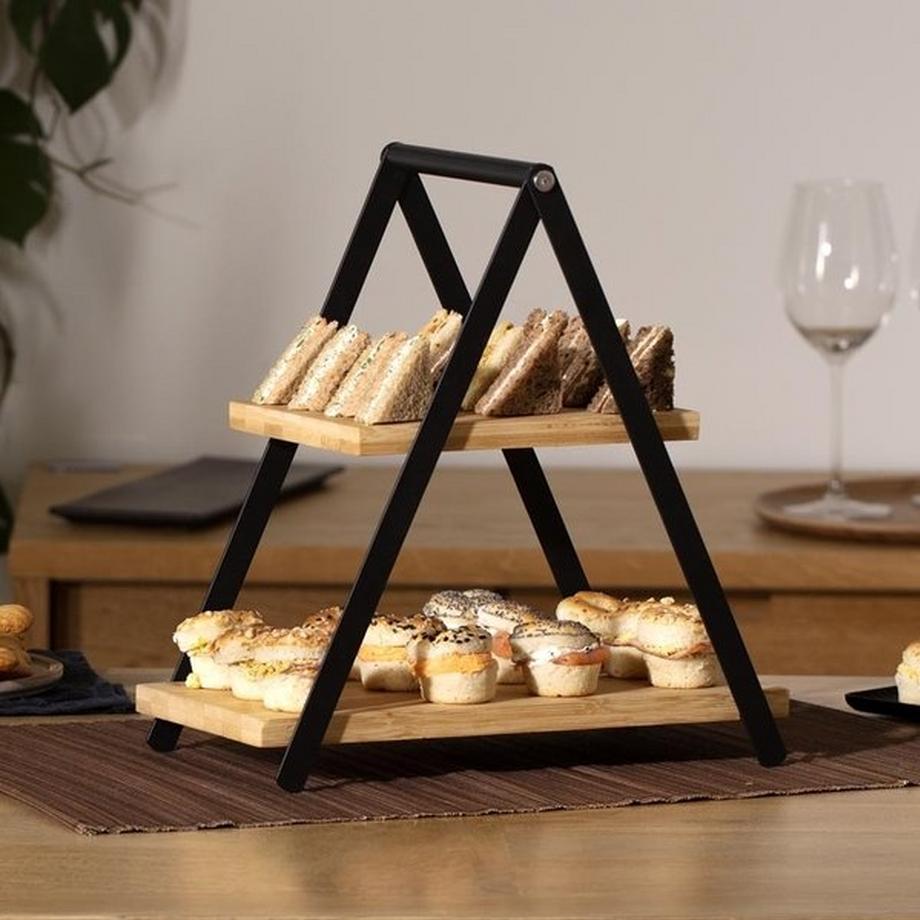 Northio  Plateau de service à 2 niveaux 