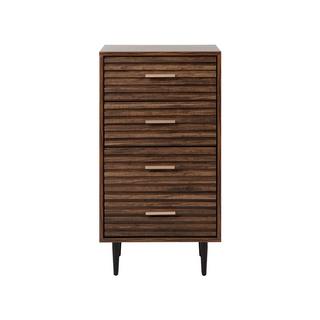 Beliani Cassettiera 4 cassetti en Fibra a media densità (MDF) Moderno KEITH  