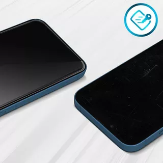 Avizar  Verre Trempé iPhone 13 Mini contour noir 