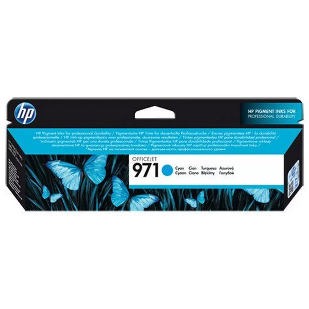 Hewlett-Packard – HP Tintenpatrone 971 cyan CN622AE OfficeJet Pro X451/576 2500 S., One Size
