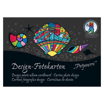 URSUS Fotokarton-Block Potpourri A6 11456499SE 300g,60 Motive 60 Blatt