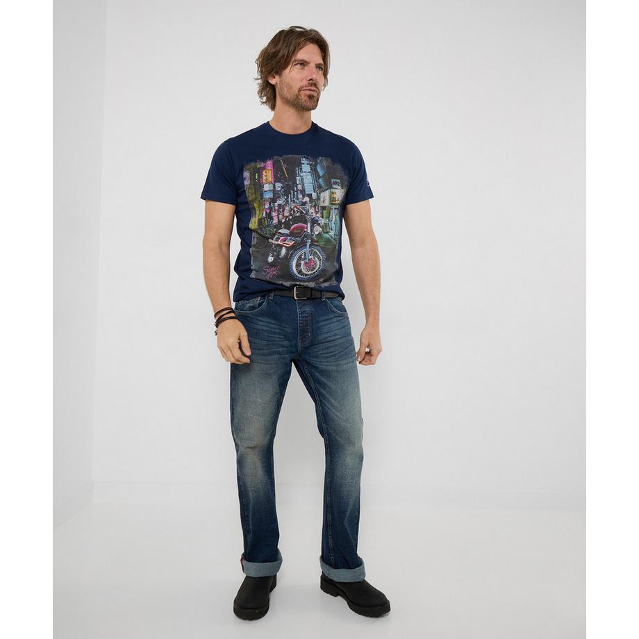 Joe Browns T-Shirt Motivo Città Ispirazione Giappone  