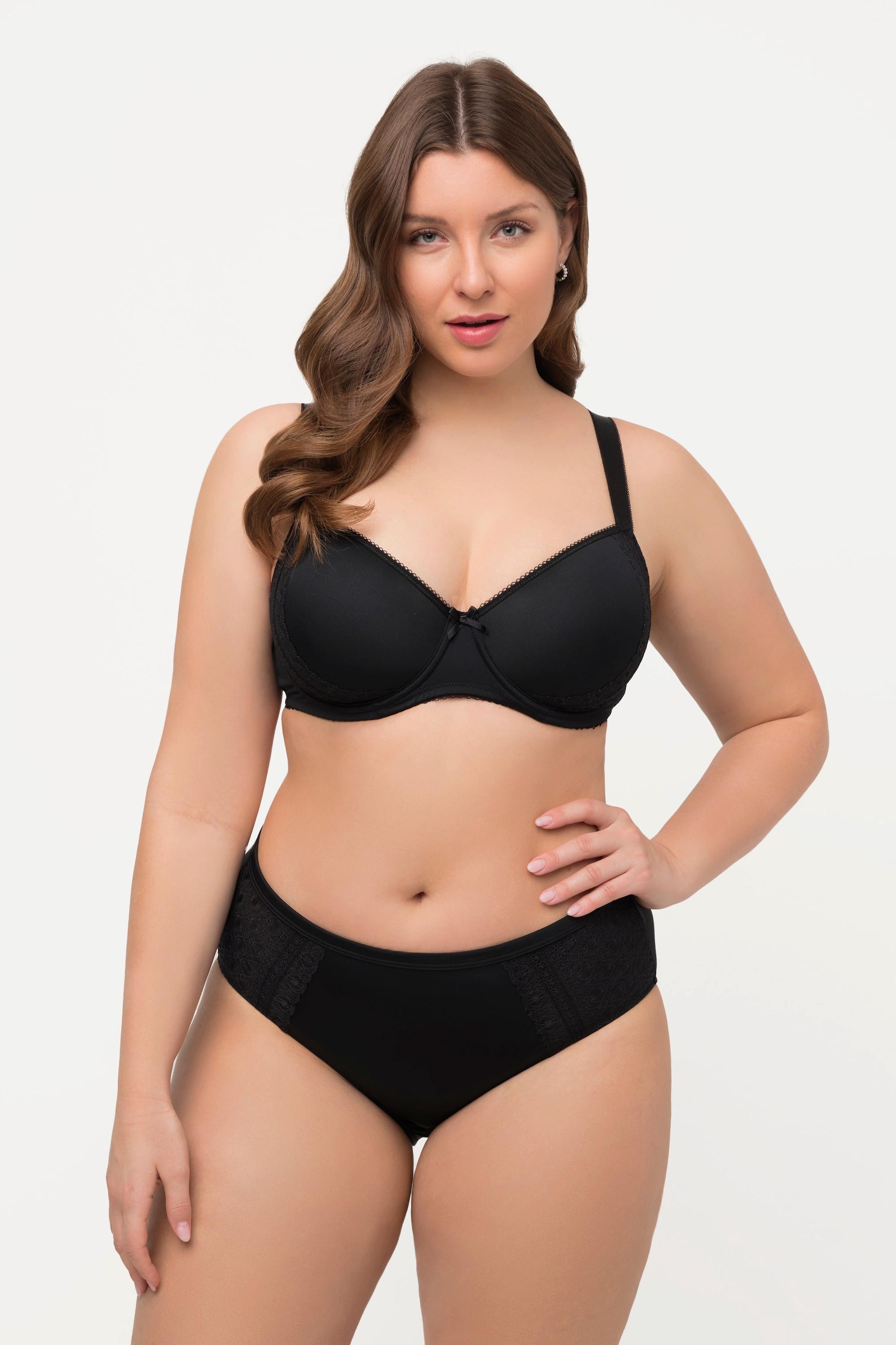 Ulla Popken Culotte Midi Dentelle Ajourée  