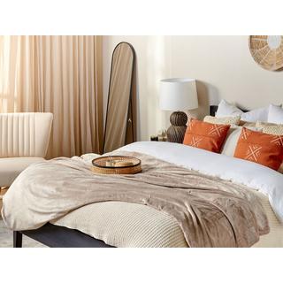 Beliani BAYBURT Couverture Polaire Moderne en Polyester  