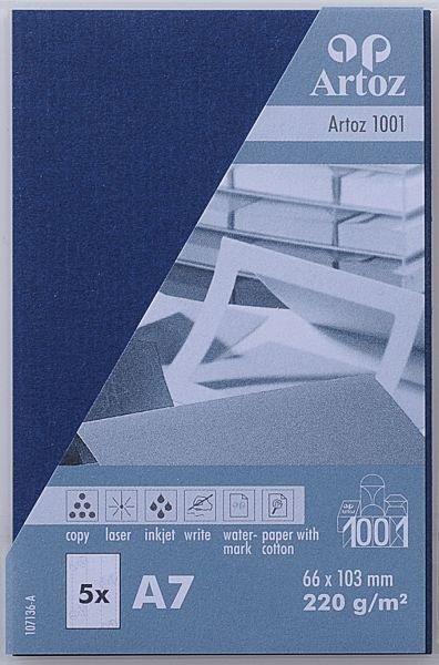 Artoz ARTOZ Visitenkarten 1001 A7, 5 Blatt  