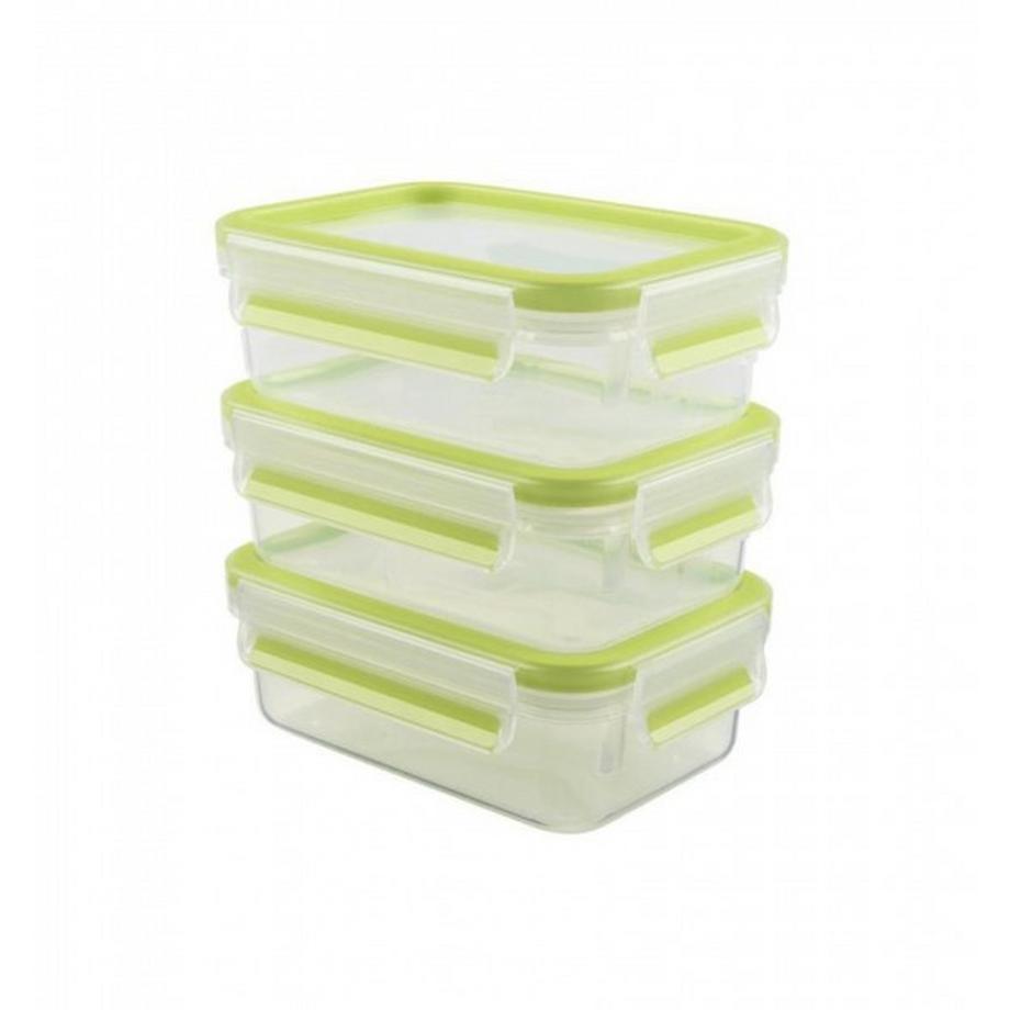 emsa  Clip + Close (0.55 l, 3 Stück, Transparent) 