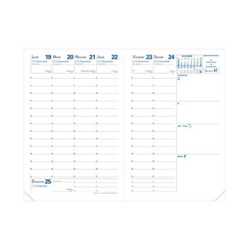 Quo Vadis - Einlagen Terminkalender - 2025 - Geschäft - Die Woche Planning - Französisch - Dez/Dez - 10x15 cm - Clairefontaine-Papier Weiß - Hergestellt in Frankreich