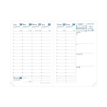 Quo Vadis - Ricambio Agenda - 2025 - Affari - Settimana Planning - Francese - 13 mesi da dicembre a dicembre - 10x15 cm - Carta Clai refontaine Bianca - Prodotto in Francia