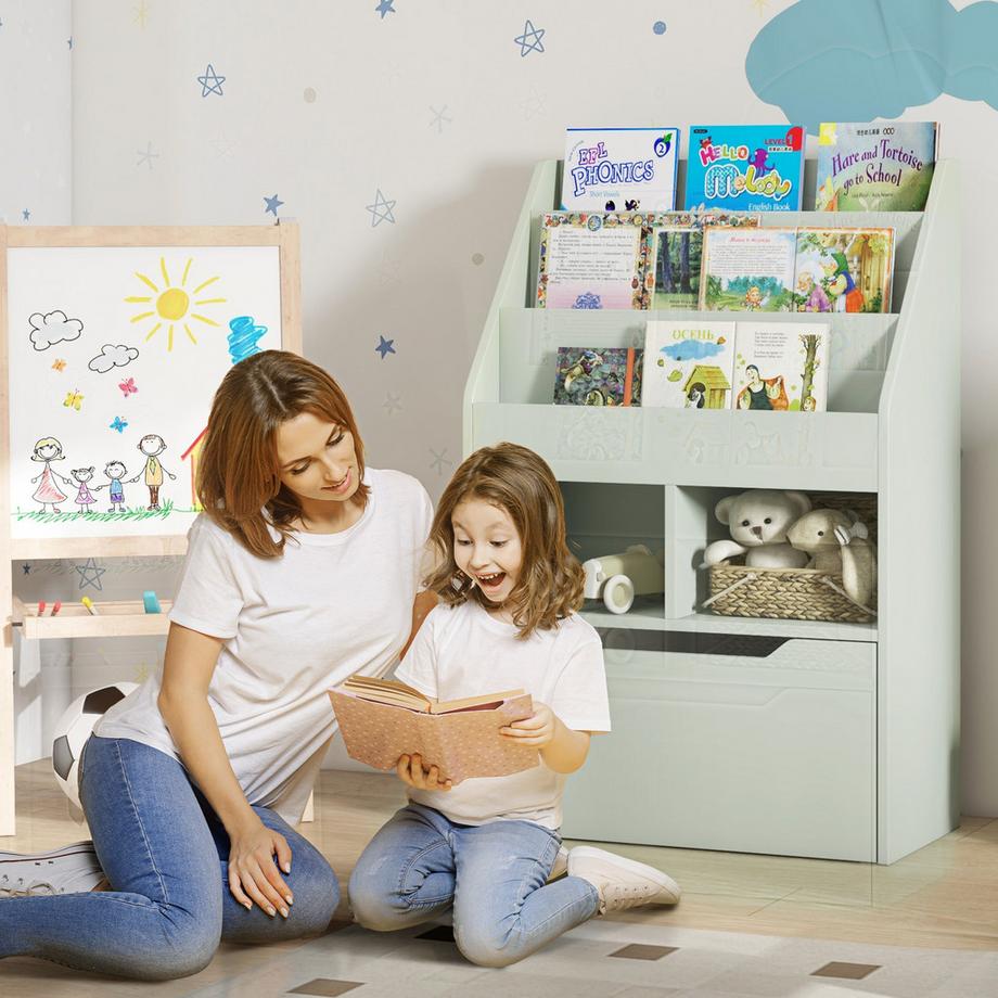 HOMCOM Bibliothèque pour enfants  