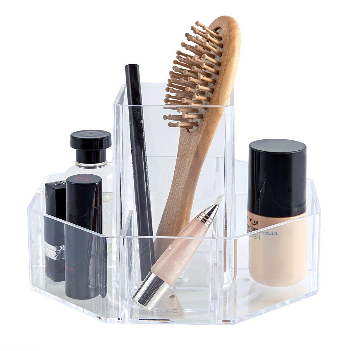 diaqua Portatrucchi Tula trasparente, 360° rotante  