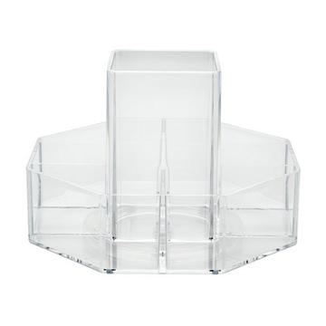 Porte-maquillage Tula transparent, 360° tournant