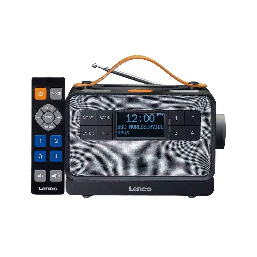 Lenco PDR-065BK DAB+ en plastique noir