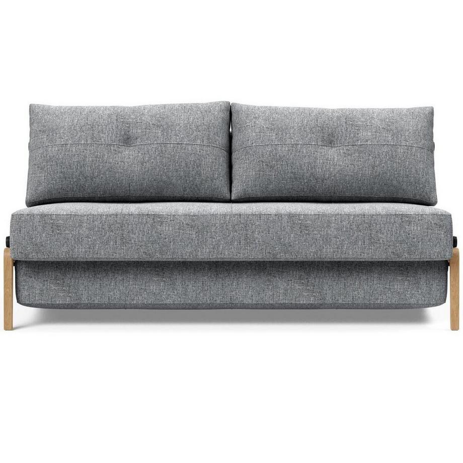 mutoni Canapé-lit Cubed 160 Wood - Twist Granite  