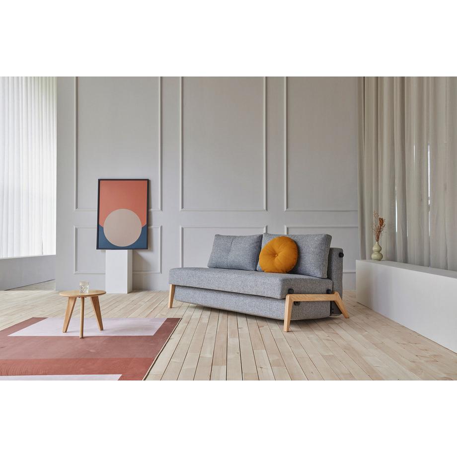 mutoni Canapé-lit Cubed 160 Wood - Twist Granite  