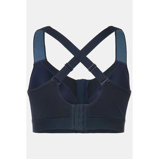 Ulla Popken  Reggiseno sportivo senza ferretto con zip e spalline incrociate 