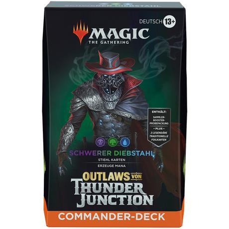 Wizards of the Coast  Outlaws von Thunder Junction Commander Deck - Schwerer Diebstahl - Magic the Gathering - DE 