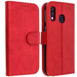 Avizar  Custodia Flip Galaxy A40 Rosso 