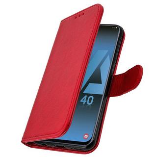 Avizar  Custodia Flip Galaxy A40 Rosso 