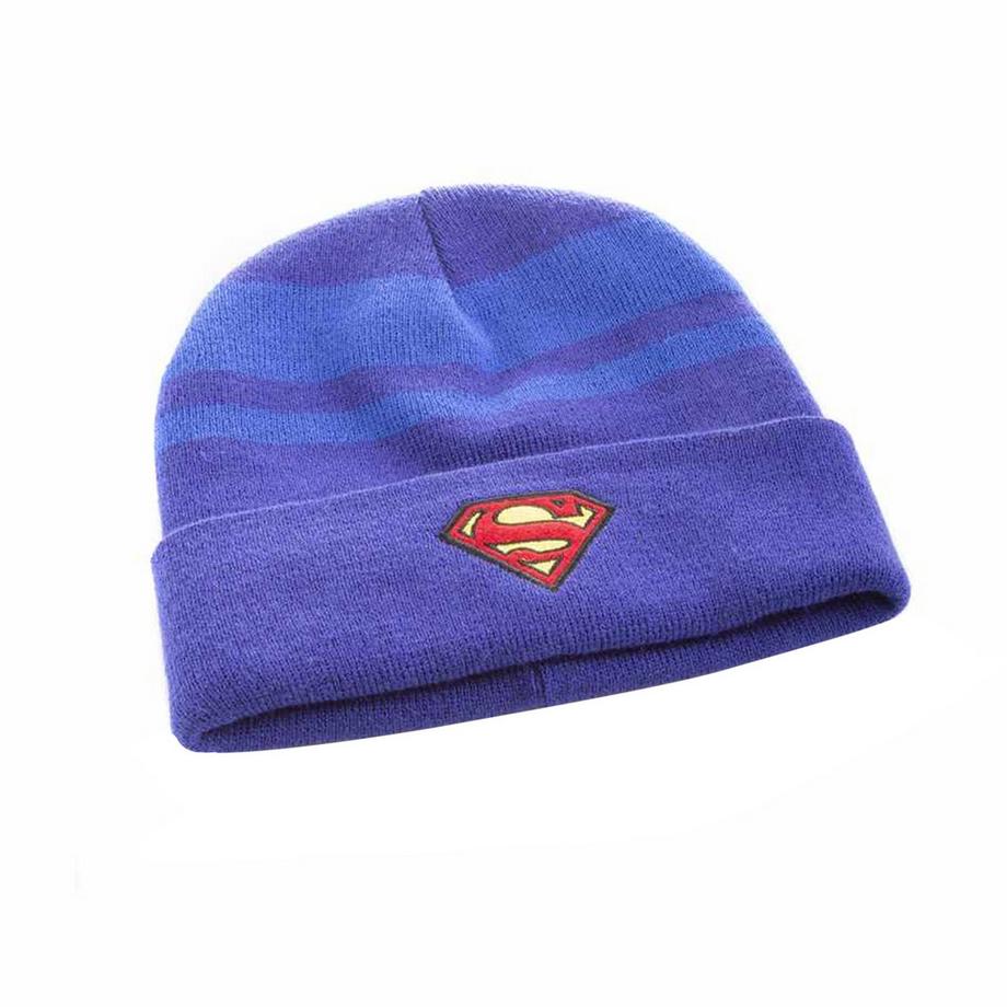 SUPERMAN Gestreifte Mütze  