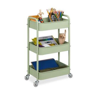 Northix Carrello con 3 ripiani  