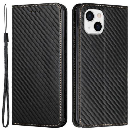 Cover-Discount  iPhone 15 - Etui Flip Look Carbone 