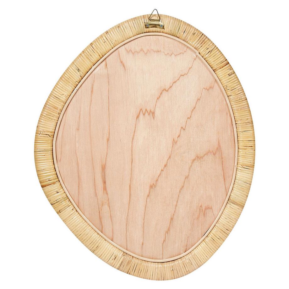 Beliani Wandspiegel aus Rattan Boho ZAATARI  