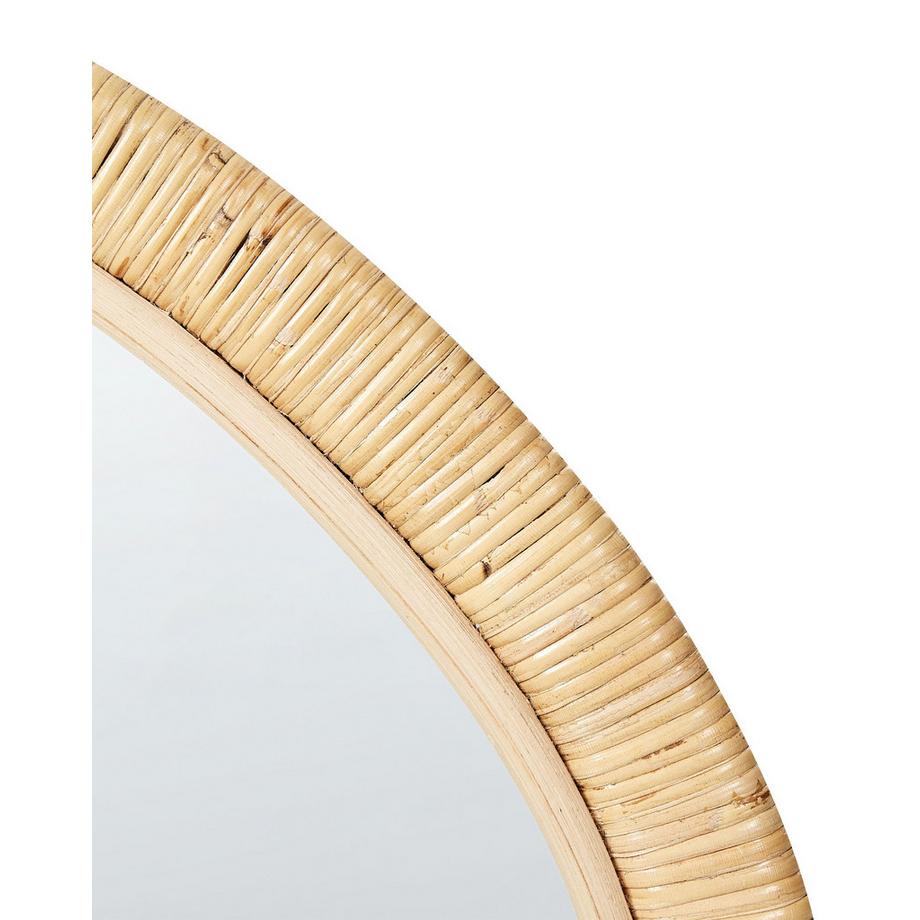 Beliani Wandspiegel aus Rattan Boho ZAATARI  