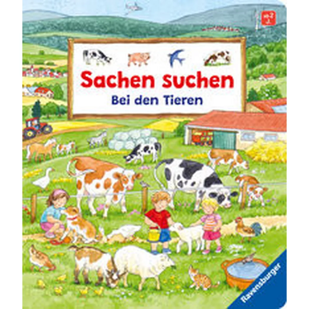 Ravensburger - Sachen suchen: Bei den Tieren, Gernhäuser, Susanne; Weller, Ursula (Illustrationen)