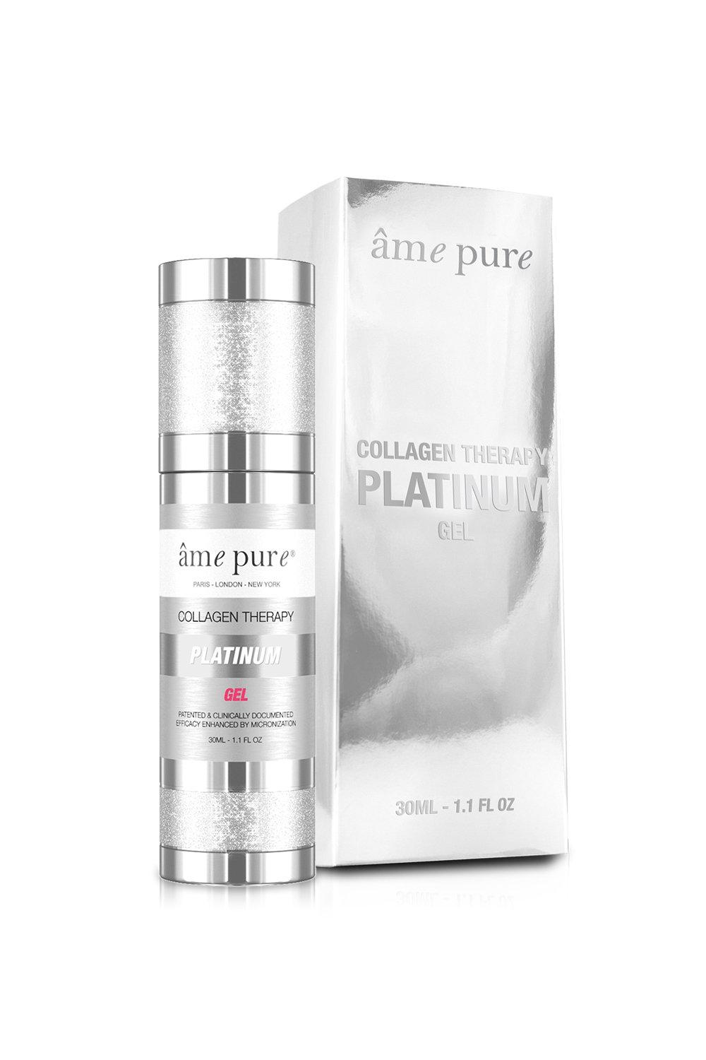 âme pure  Collagen Therapy PLATINUM Gel - Kollagen Gel/ Verringerung von Pickeln, Poren, Fettigkeit und Ausbrüchen 