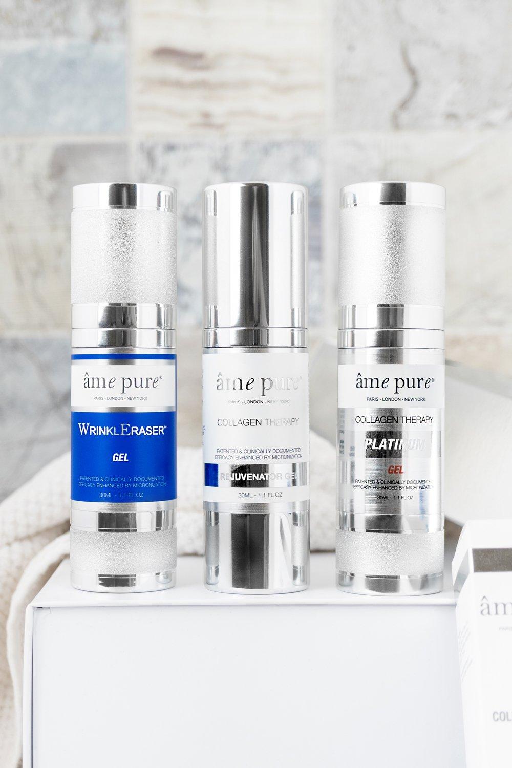 âme pure  Collagen Therapy PLATINUM Gel - Kollagen Gel/ Verringerung von Pickeln, Poren, Fettigkeit und Ausbrüchen 