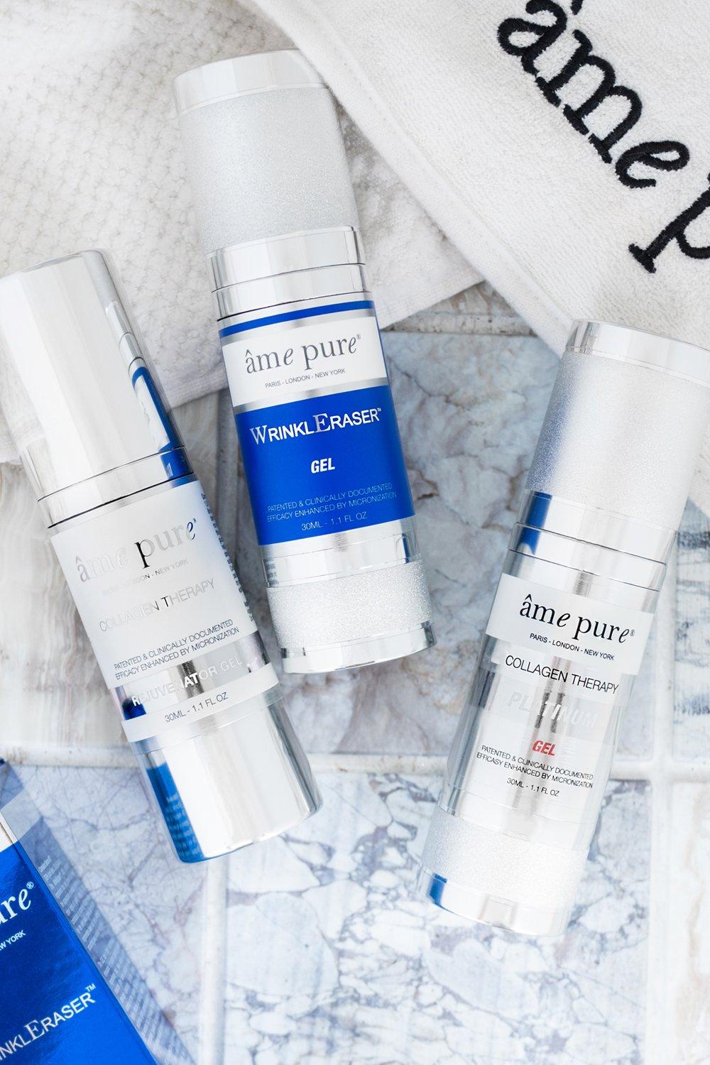 âme pure  Collagen Therapy PLATINUM Gel - Kollagen Gel/ Verringerung von Pickeln, Poren, Fettigkeit und Ausbrüchen 