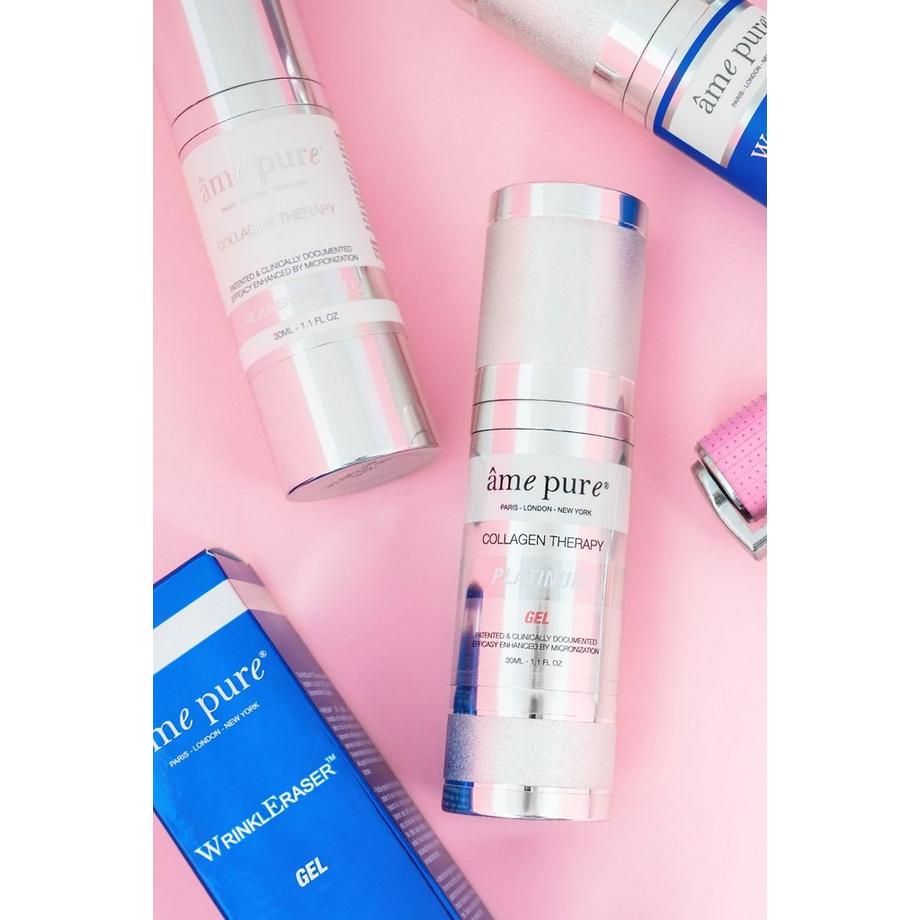 âme pure  Collagen Therapy PLATINUM Gel - Kollagen Gel/ Verringerung von Pickeln, Poren, Fettigkeit und Ausbrüchen 